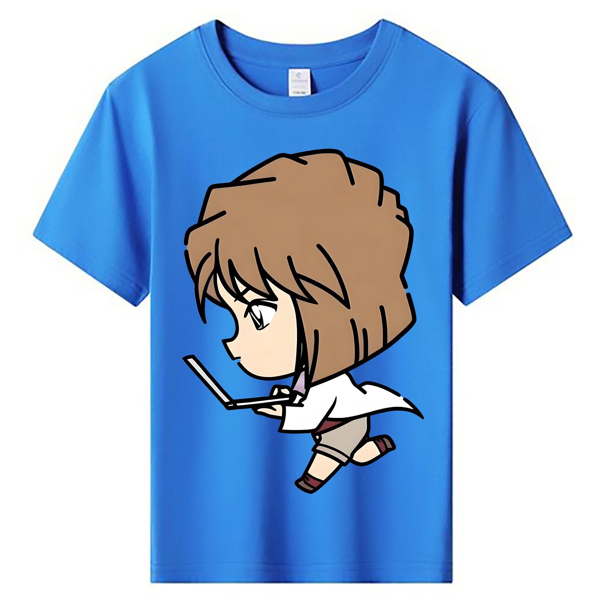 （画像用） 名探偵コナン 灰原 哀 はいばら あい Detective Conan Anita Hailey、Vi Graythorn Haibara Ai 綿100％キッズTシャツ（フロントプリント）